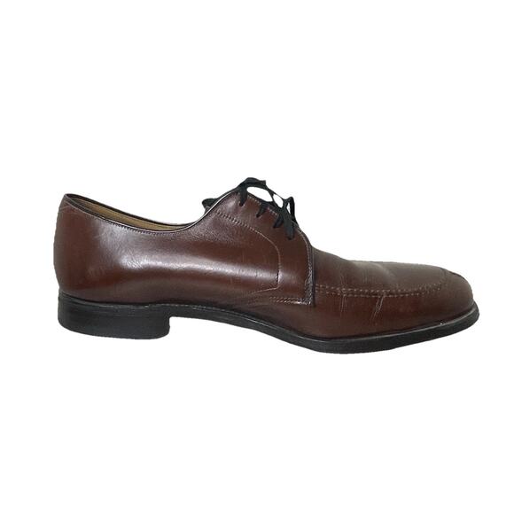 Vintage E T Wright Brown Leather Oxford Lace Up Dress Shoes Comfort Men’s 11.5 main image 7